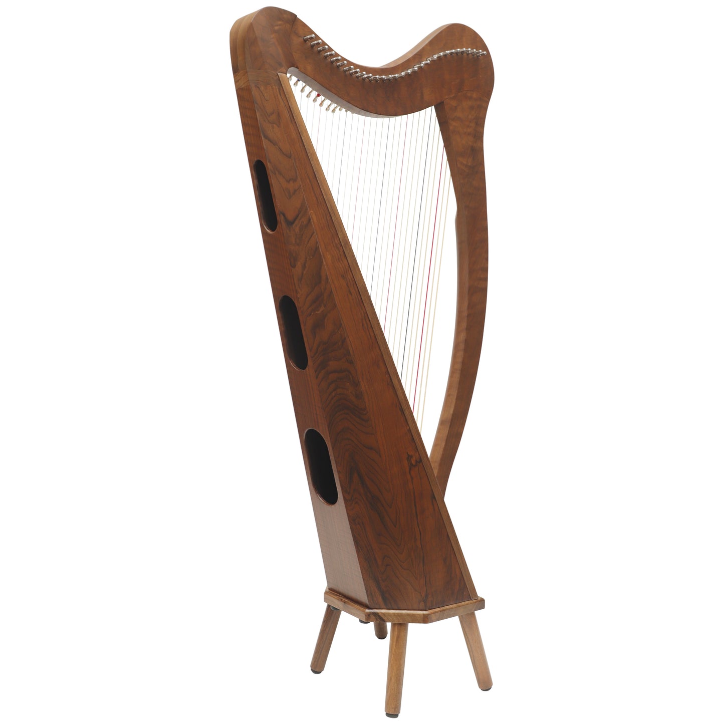 MUZIKKON 29 STRING ARD RI HARP WALNUT