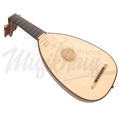 Muzikkon Descant Lute 7 Course Variegated Rosewood Lacewood Left Handed