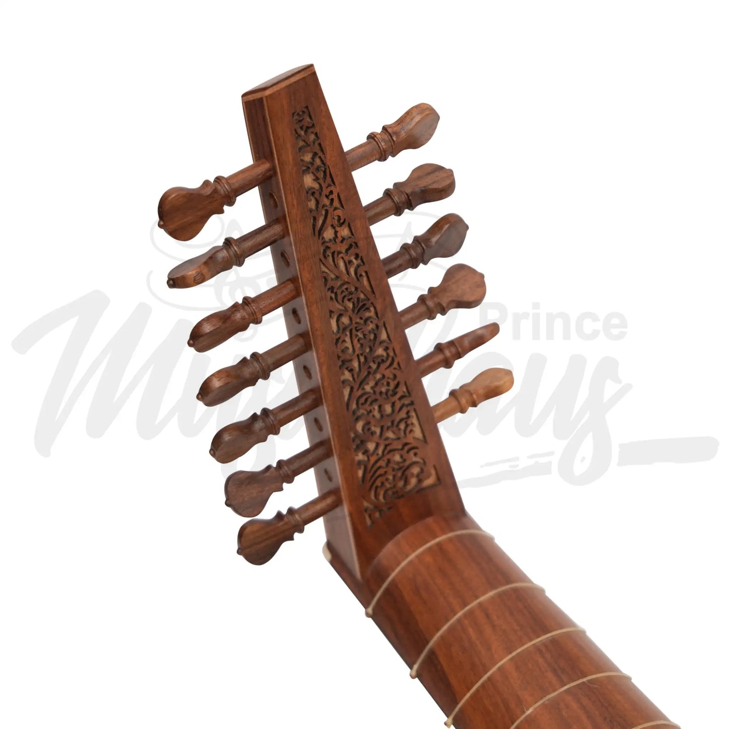 Muzikkon Descant Lute 7 Course Variegated Rosewood Lacewood Left Handed