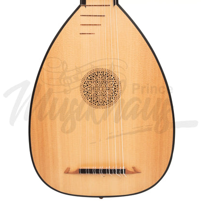 Muzikkon Descant Lute 7 Course Variegated Rosewood Lacewood Left Handed