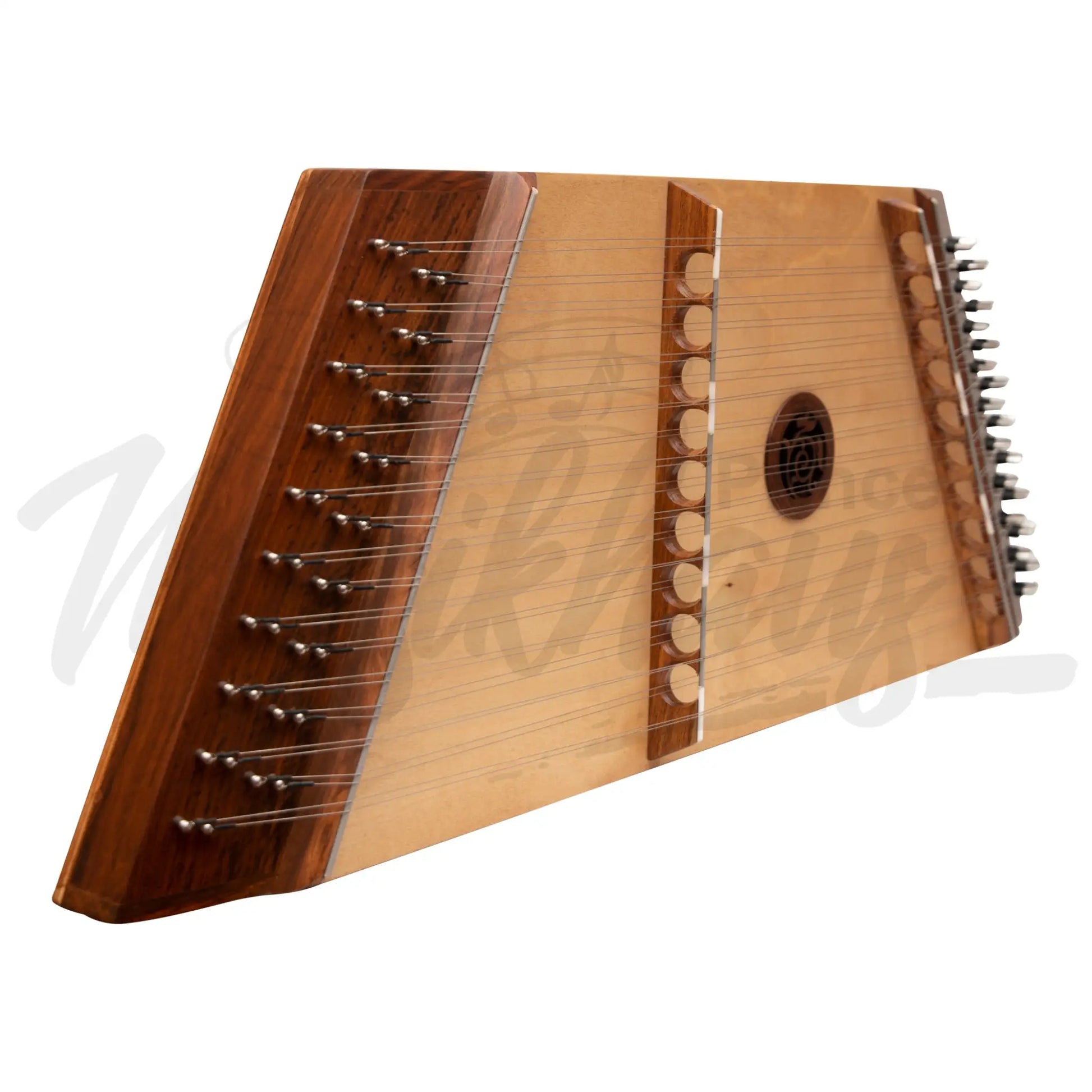 Muzikkon Double Strung 10/9 Hammered Dulcimer Rosewood With Hammers