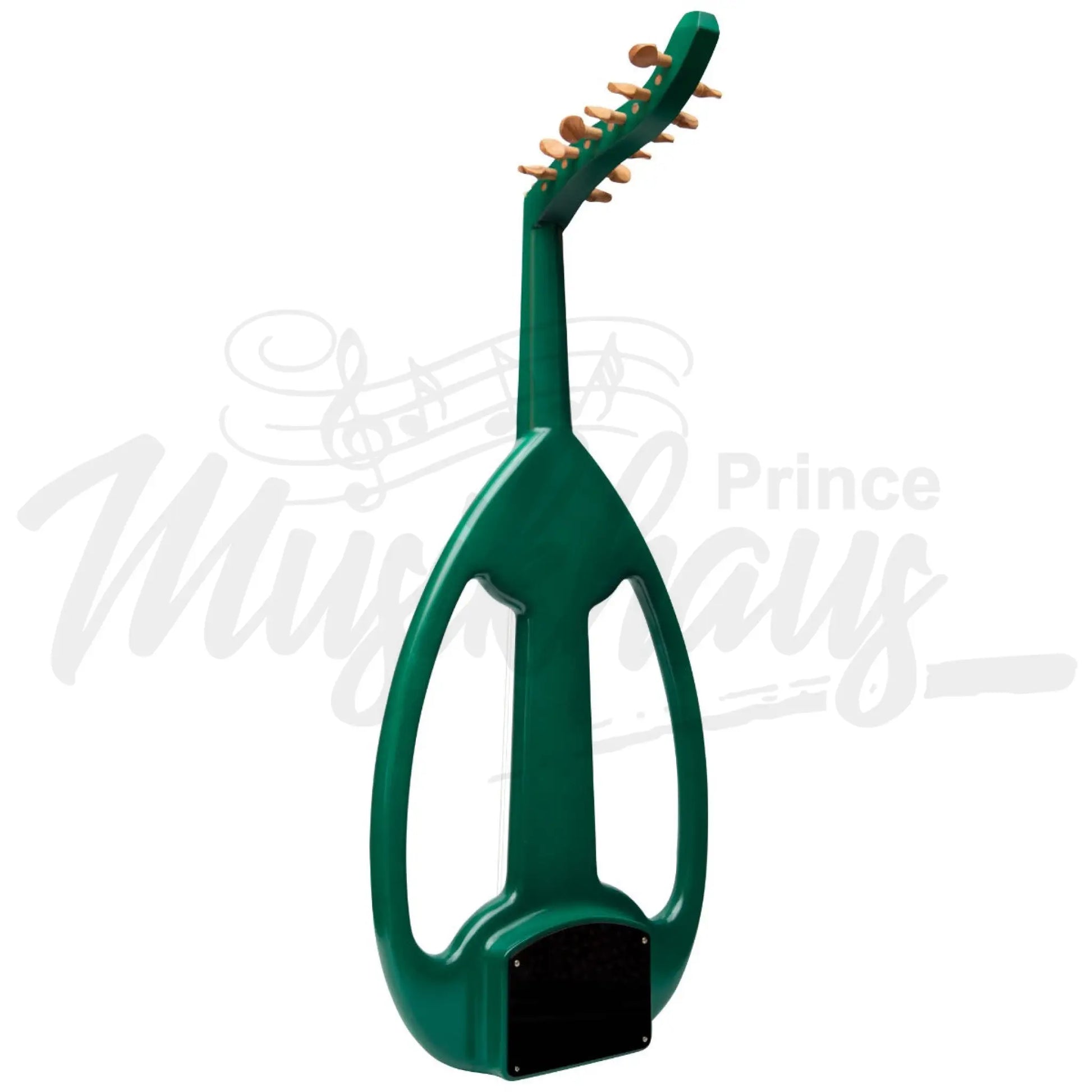 Muzikkon Electric Arabic Frame Oud With Pegs Lacewood Green