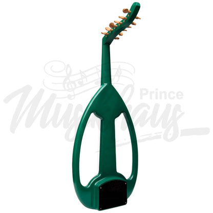 Muzikkon Electric Arabic Frame Oud With Pegs Lacewood Green