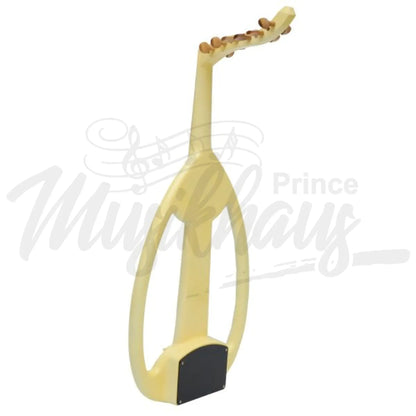 Muzikkon Electric Arabic Frame Oud With Pegs Lacewood White