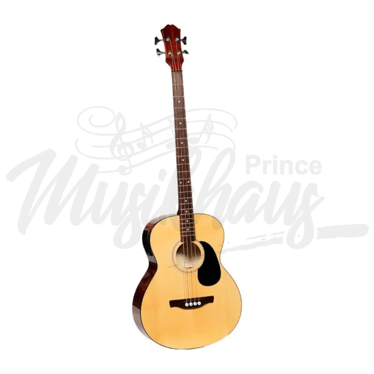 Muzikkon Electro Acoustic Jumbo Bass Guitar 4 String