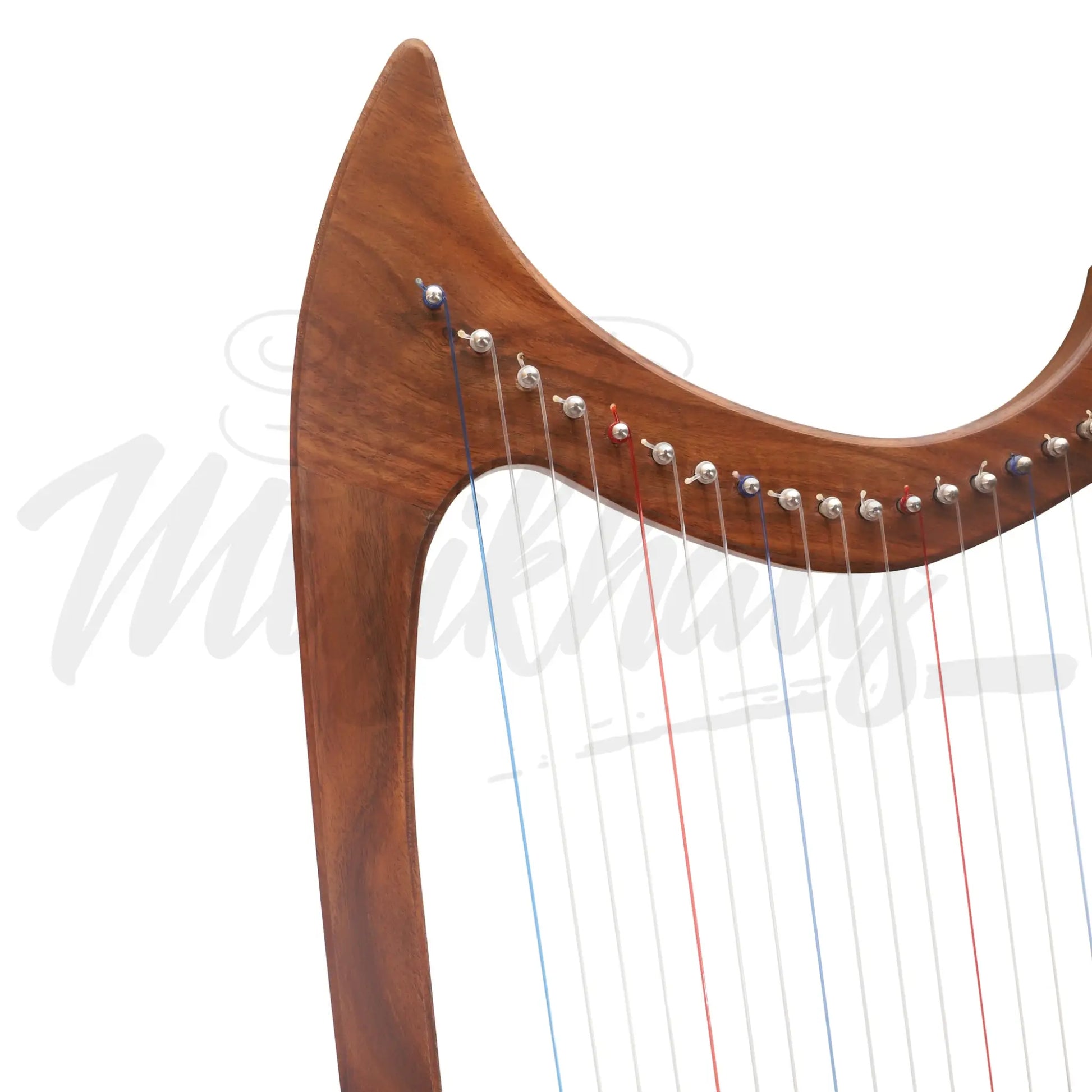 Muzikkon Gothic Harp 19 String Rosewood