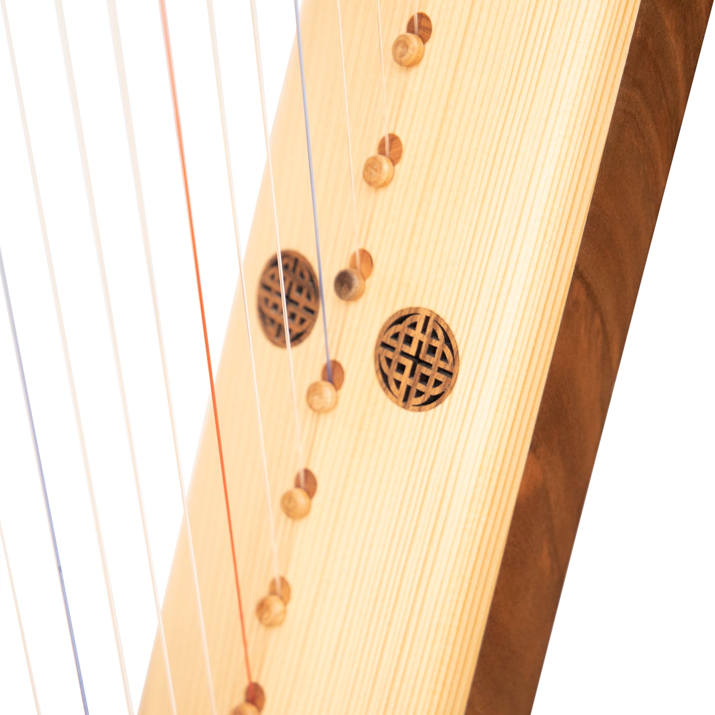 MUZIKKON GOTHIC HARP 19 STRING WALNUT