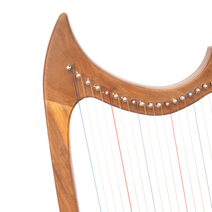 MUZIKKON GOTHIC HARP 19 STRING WALNUT