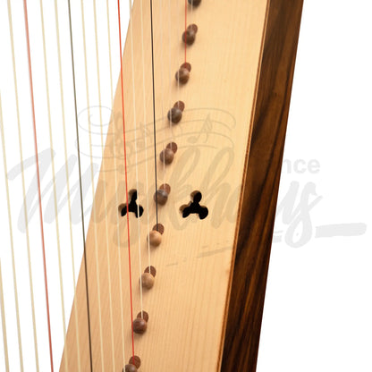 Muzikkon Gothic Harp 29 String Rosewood