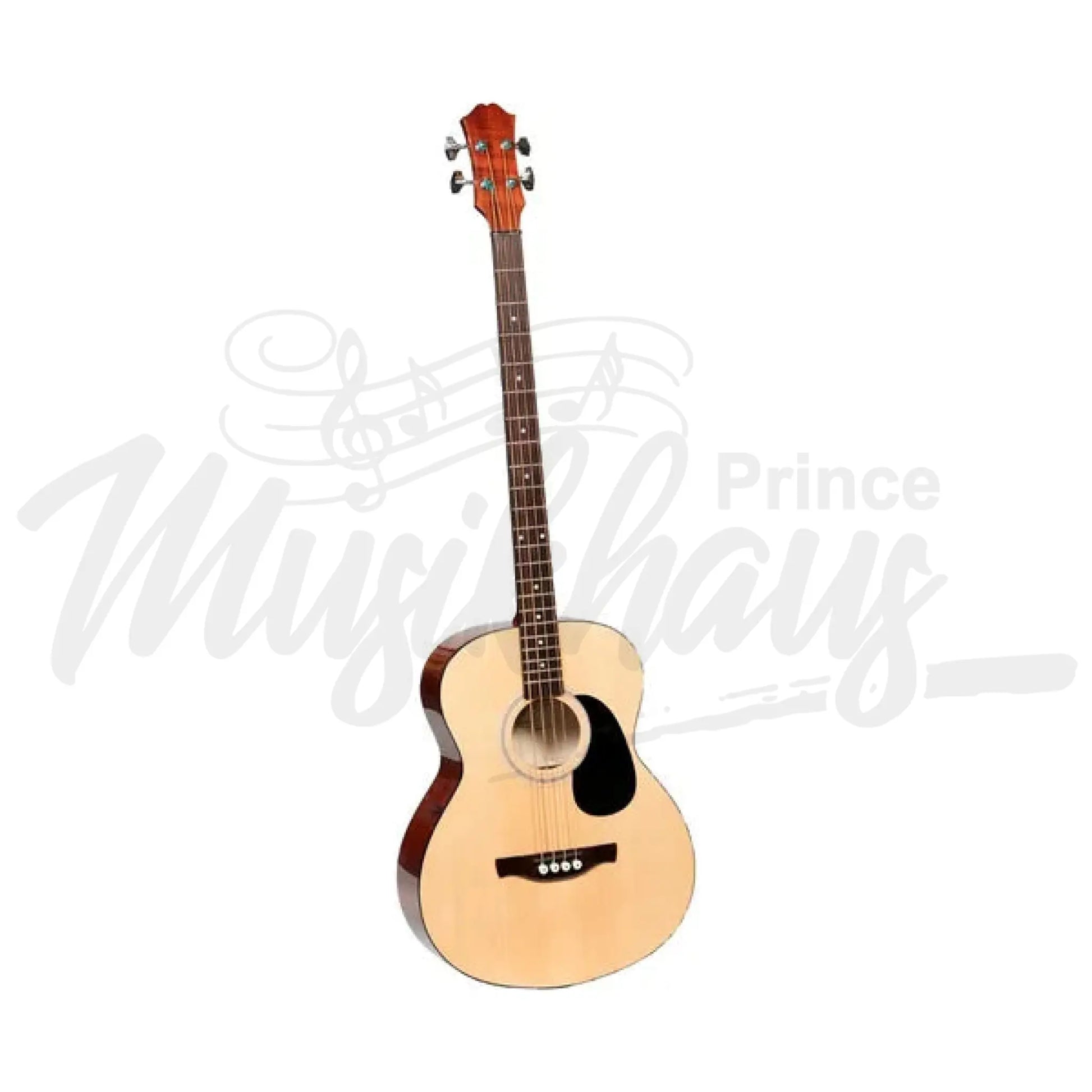 Muzikkon Jumbo Acoustic Bass Guitar 4 String