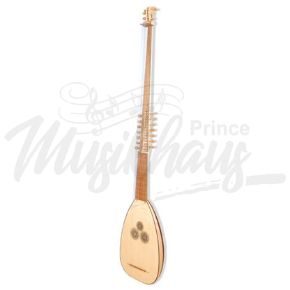 Muzikkon Large Theorbo Bass Lute Chitarrone Of Early 17Th Century Variegated Maple Walnut