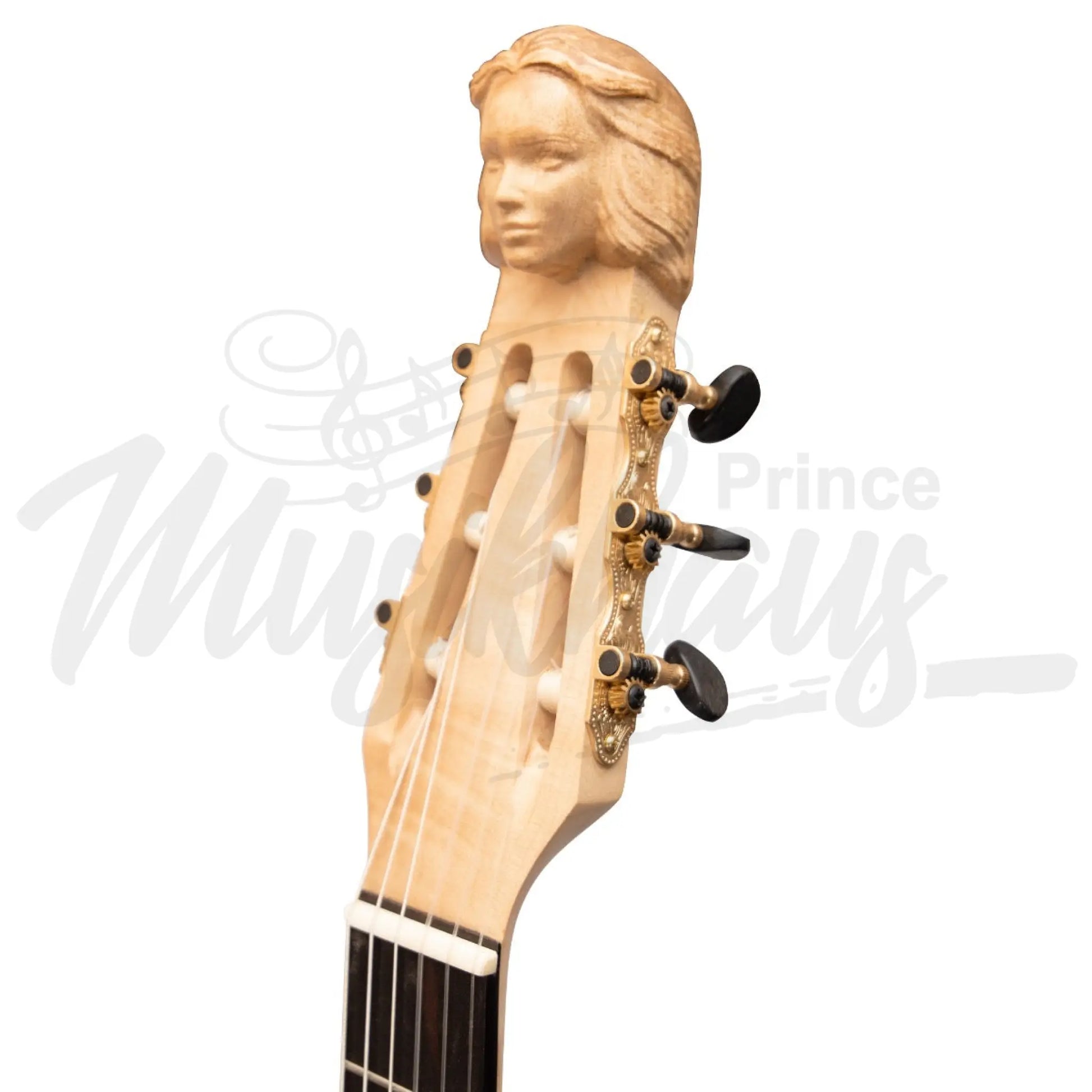 Muzikkon Lute Guitar 6 String Maple