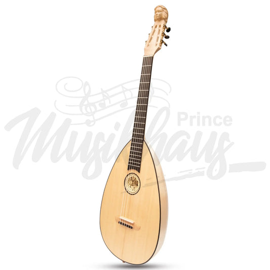 Muzikkon Lute Guitar 6 String Maple