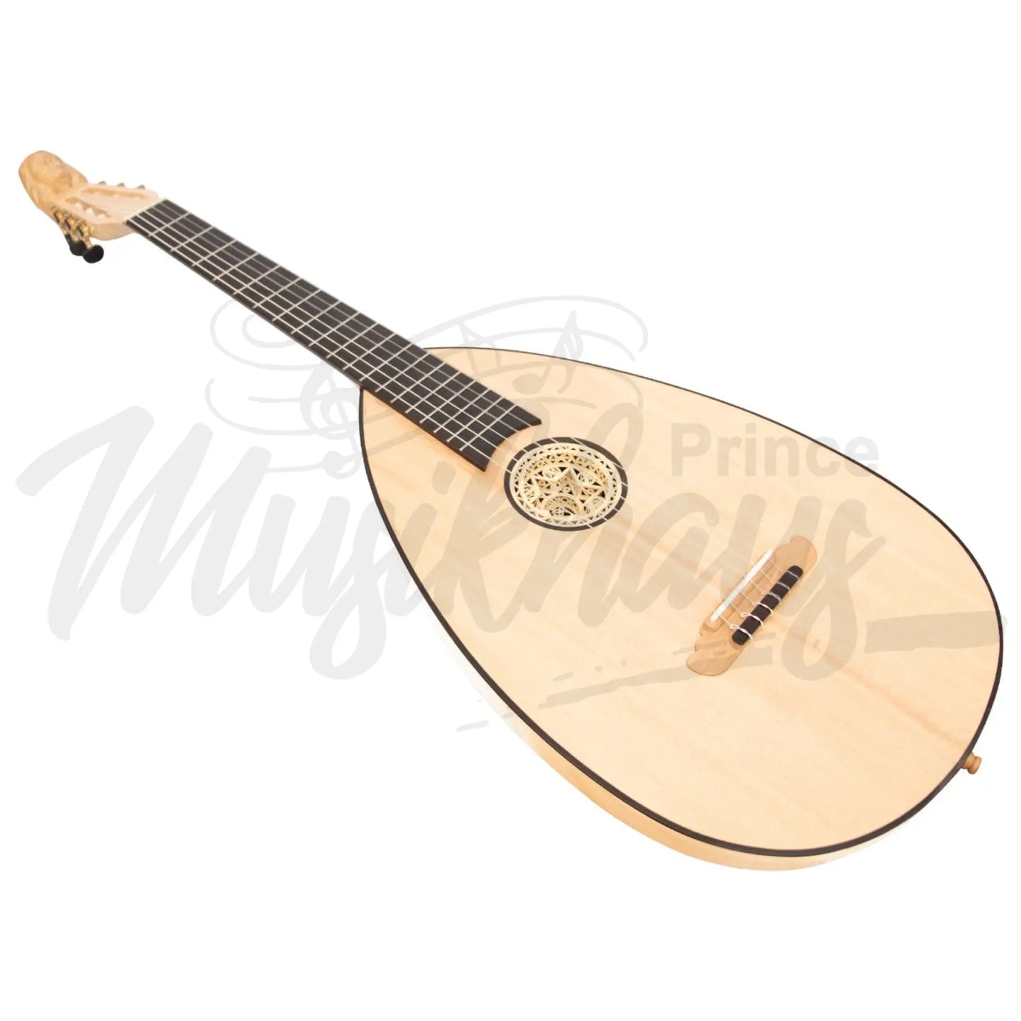 Muzikkon Lute Guitar 6 String Maple