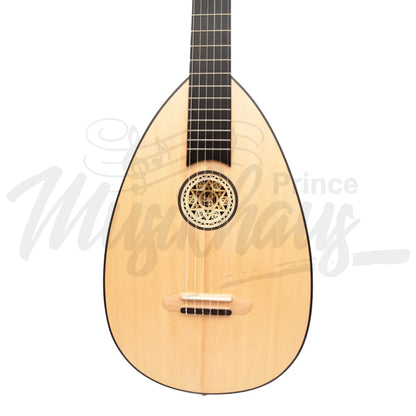 Muzikkon Lute Guitar 6 String Maple