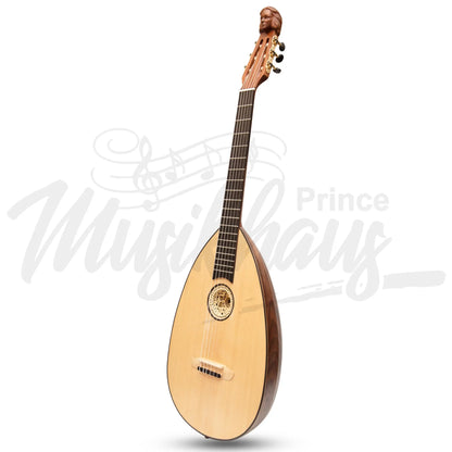 Muzikkon Lute Guitar 6 String Rosewood