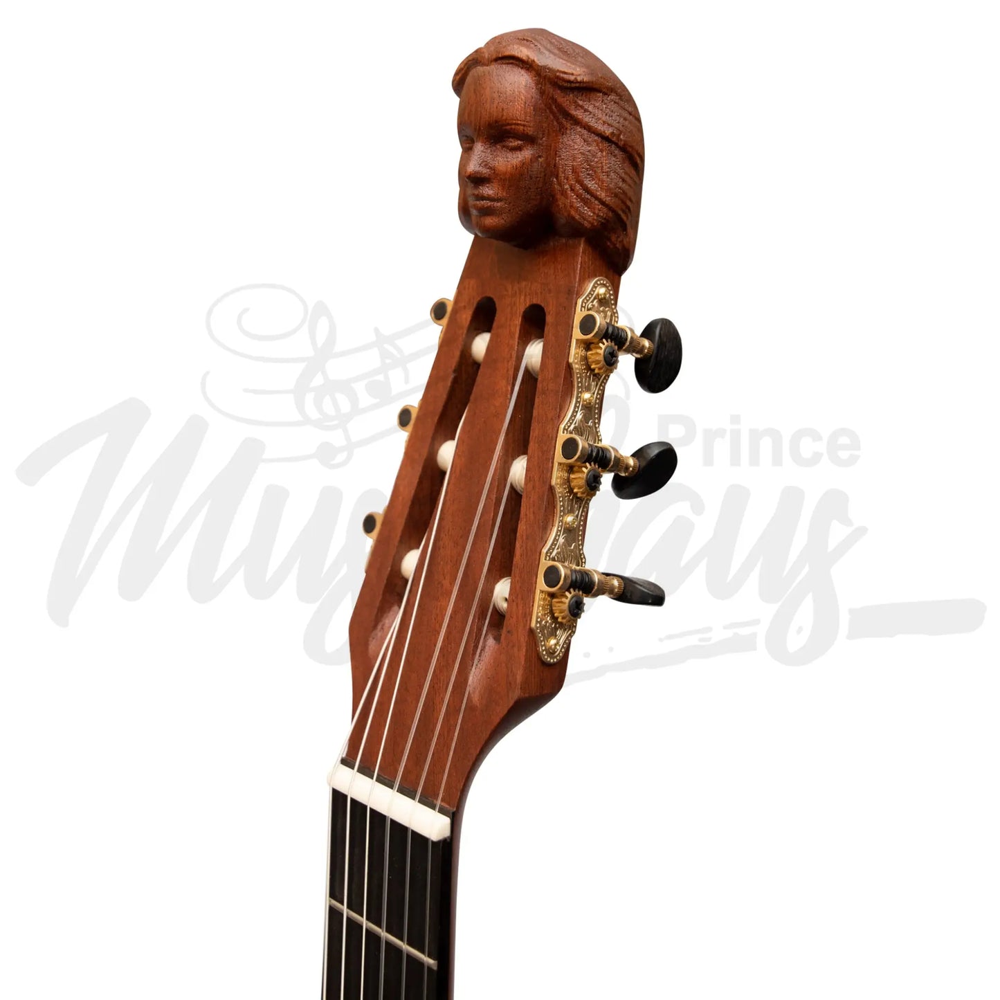 Muzikkon Lute Guitar 6 String Rosewood