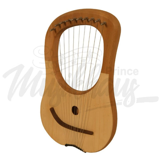 Muzikkon Lyre Harp 10 String Lacewood