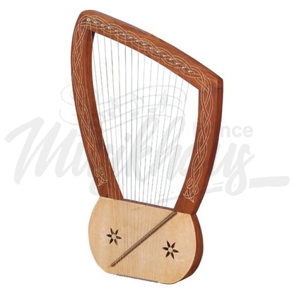 Muzikkon Lyre Harp 16 String Rosewood