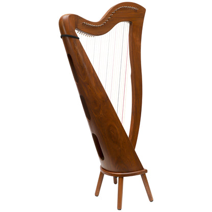 MUZIKKON MCHUGH HARP 27 STRING ROSEWOOD ROUND BACK