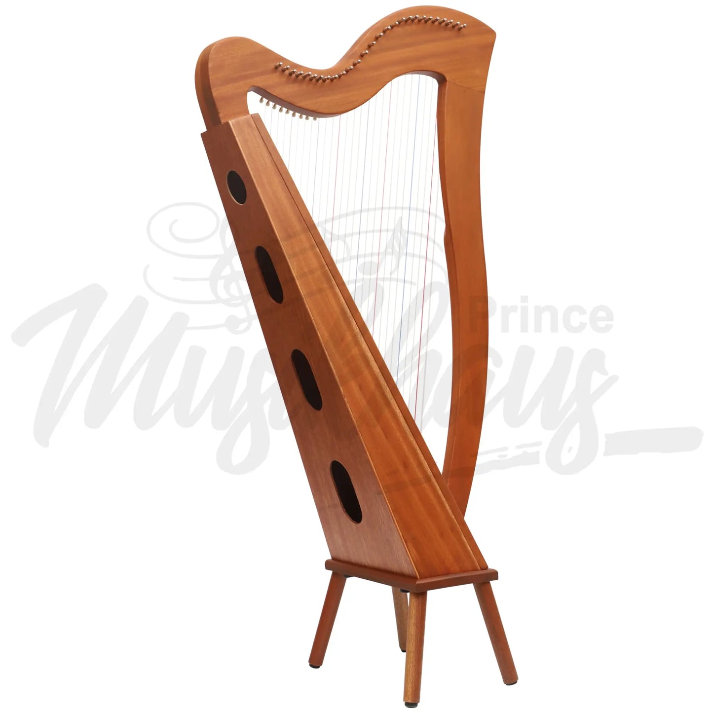 Muzikkon Mchugh Harp 27 Strings Mahogany Square Back