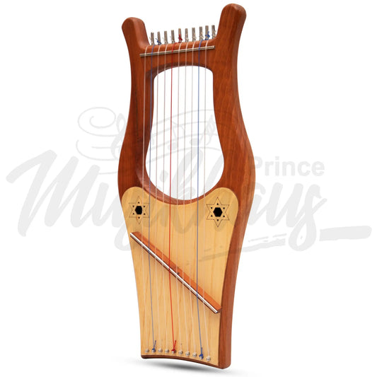 Muzikkon Mini Kinnor Harp 10 String Red Cedar