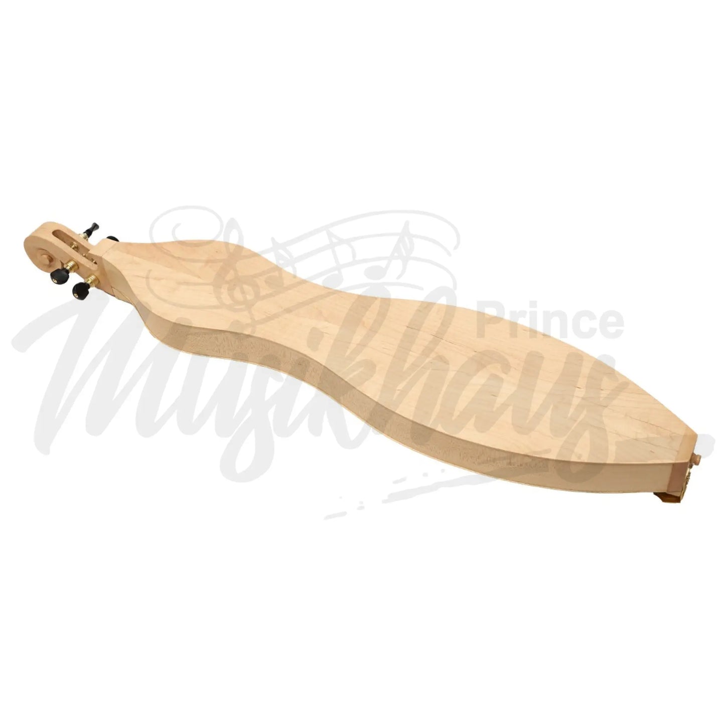 Muzikkon Mountain Dulcimer 4 String Turn Scroll Maple With Purfling