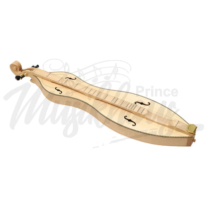 Muzikkon Mountain Dulcimer 4 String Turn Scroll Maple With Purfling