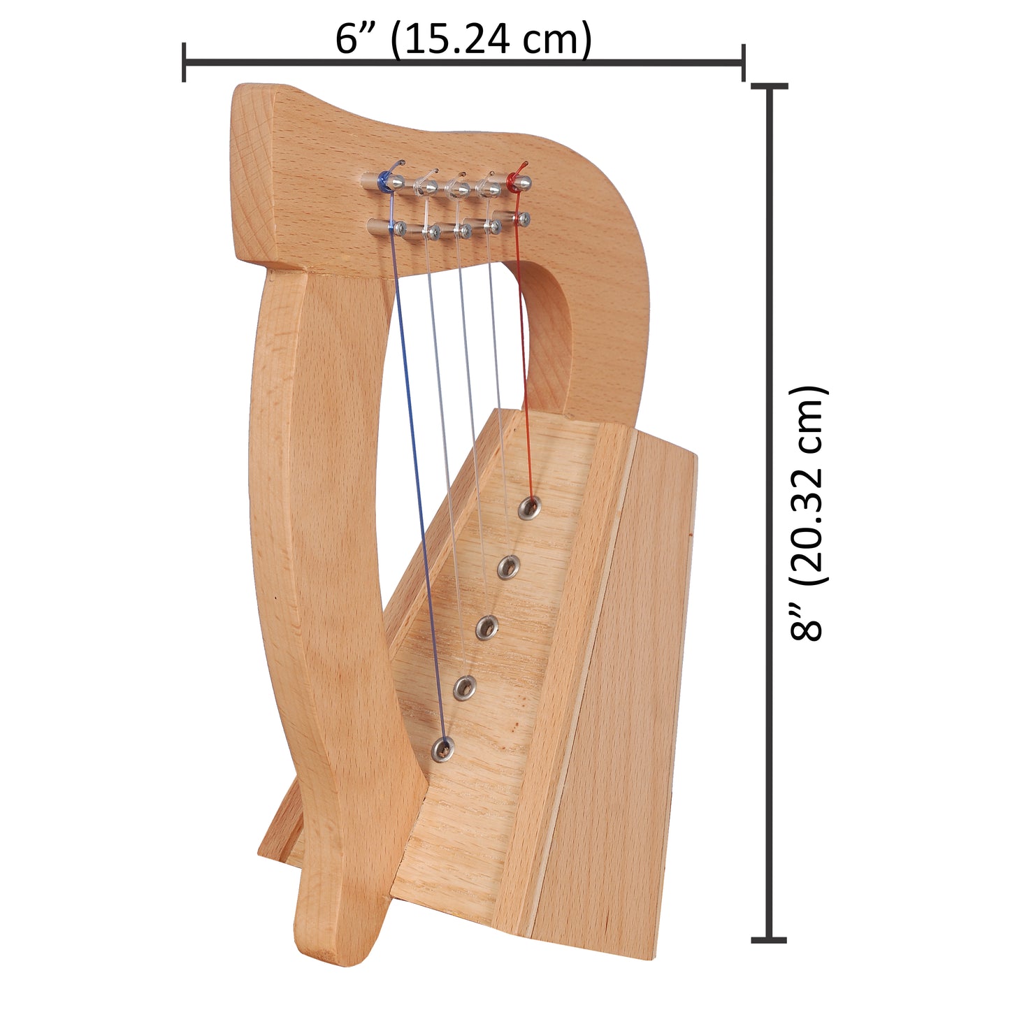 O’CAROLAN HARP 5 STRING BEECH WOOD PLAIN