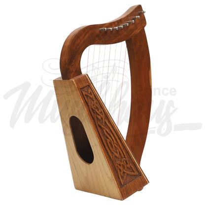 Muzikkon O’carolan Harp 8 String Rosewood Knotwork