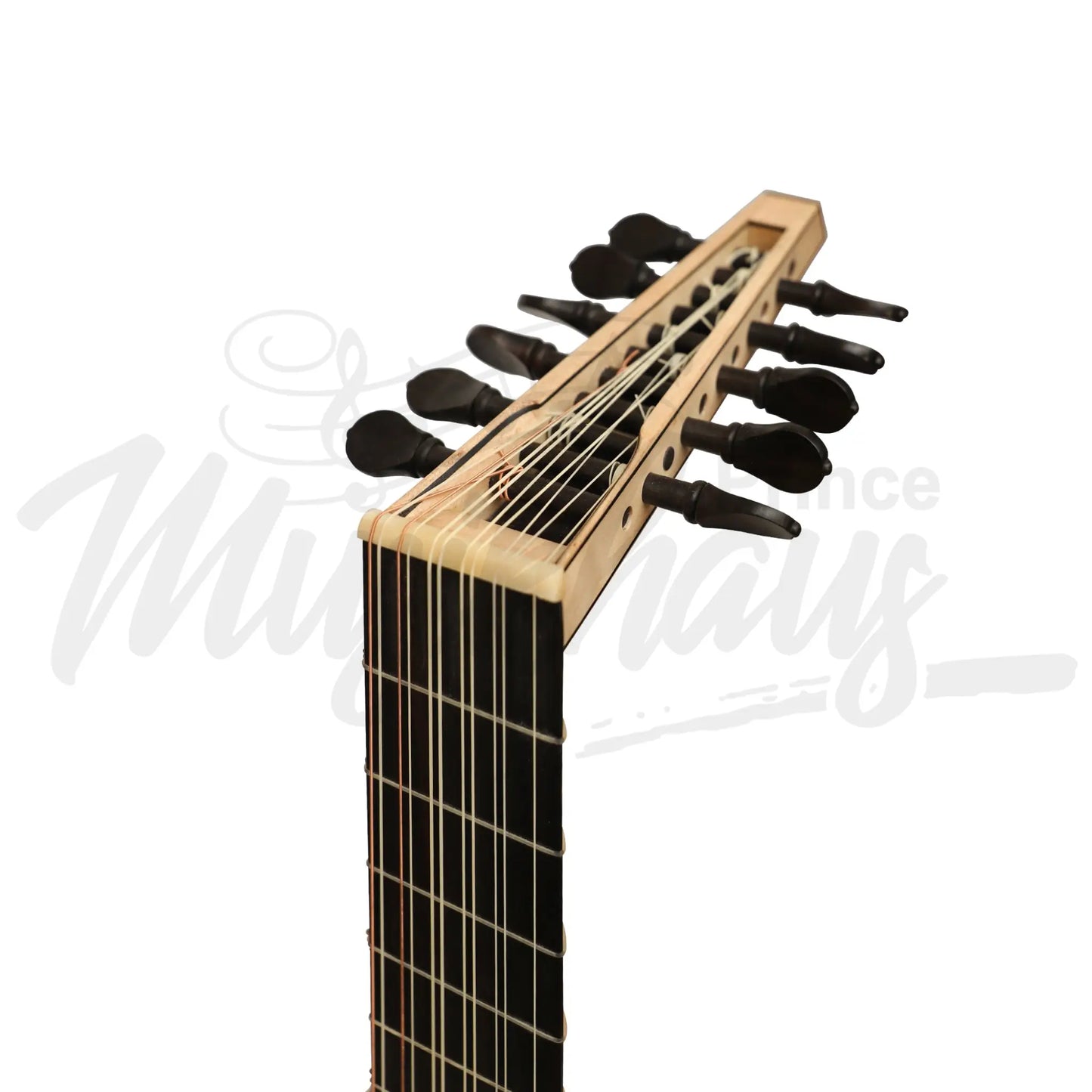 Muzikkon Renaissance Lute 6 Course Variegated Maple Ebony