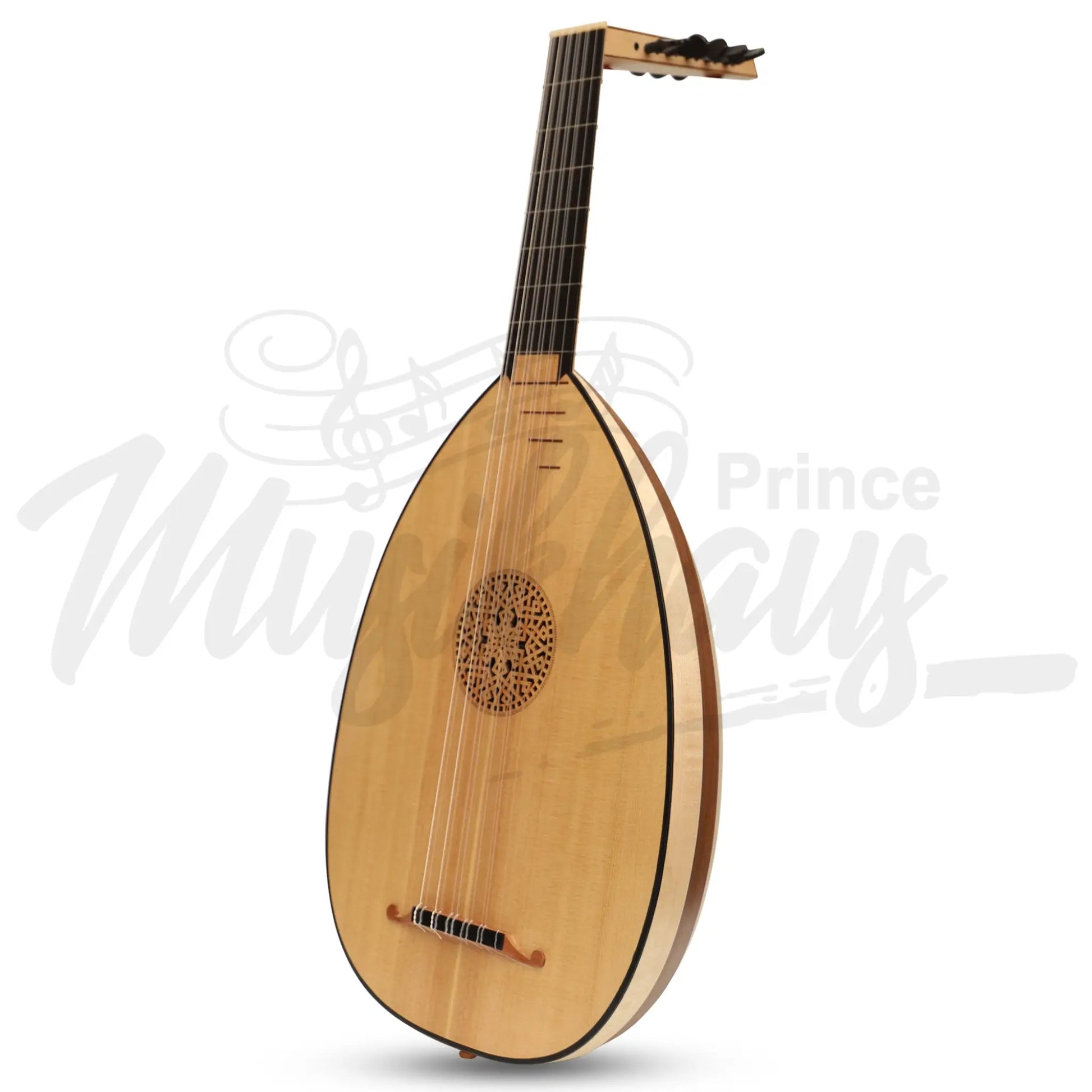 Muzikkon Renaissance Lute 6 Course Variegated Maple Walnut