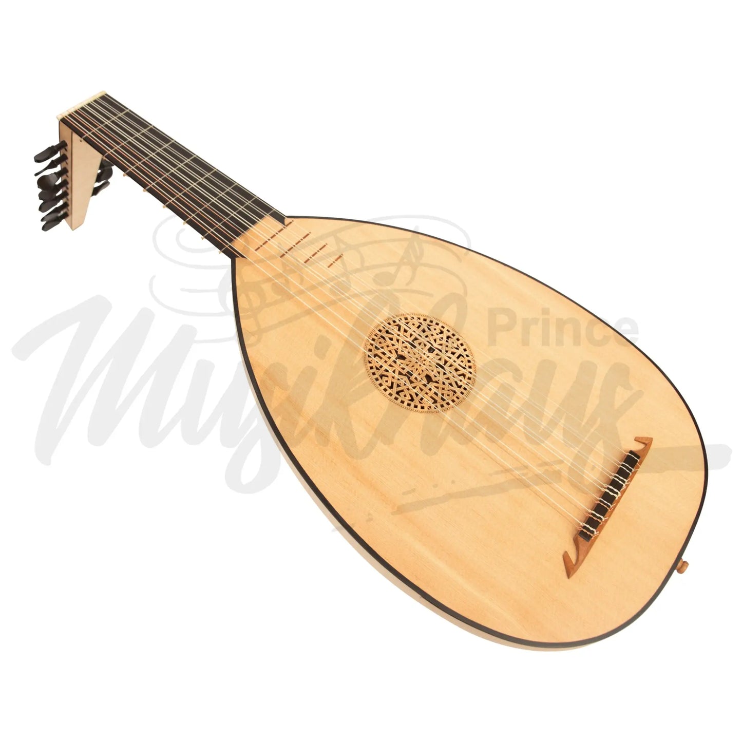 Muzikkon Renaissance Lute 7 Course Flame Maple