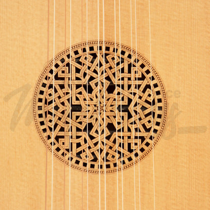 Muzikkon Renaissance Lute 7 Course Flame Maple