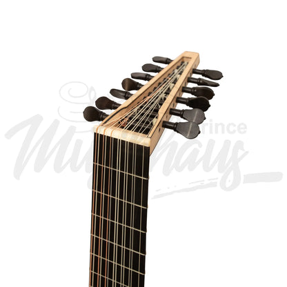 Muzikkon Renaissance Lute 7 Course Flame Maple