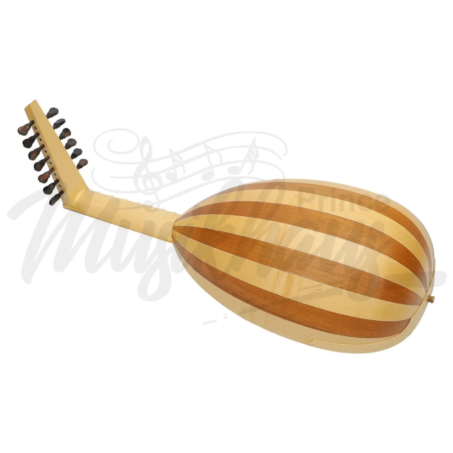 Muzikkon Renaissance Lute 7 Course Variegated Left Hand Maple Walnut