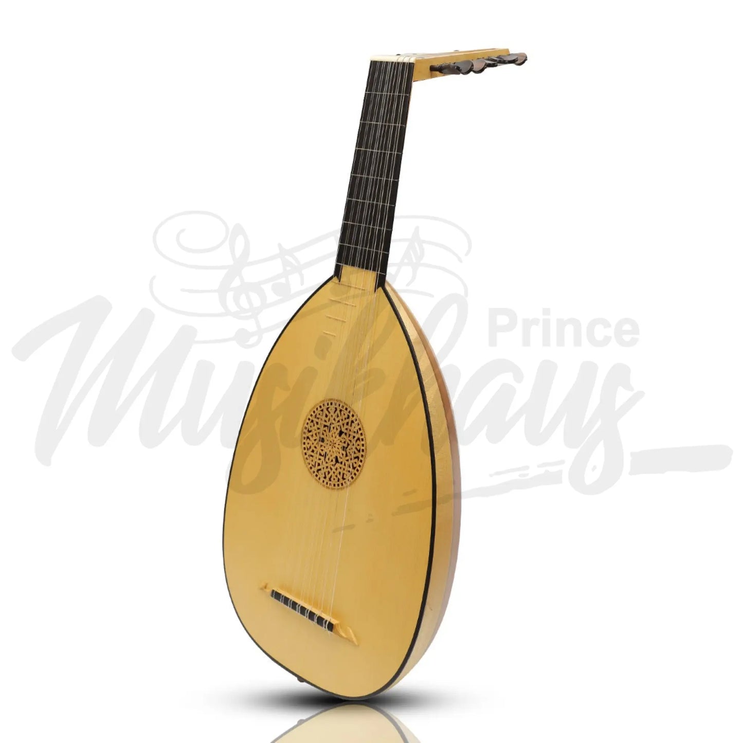 Muzikkon Renaissance Lute 7 Course Variegated Left Hand Maple Walnut