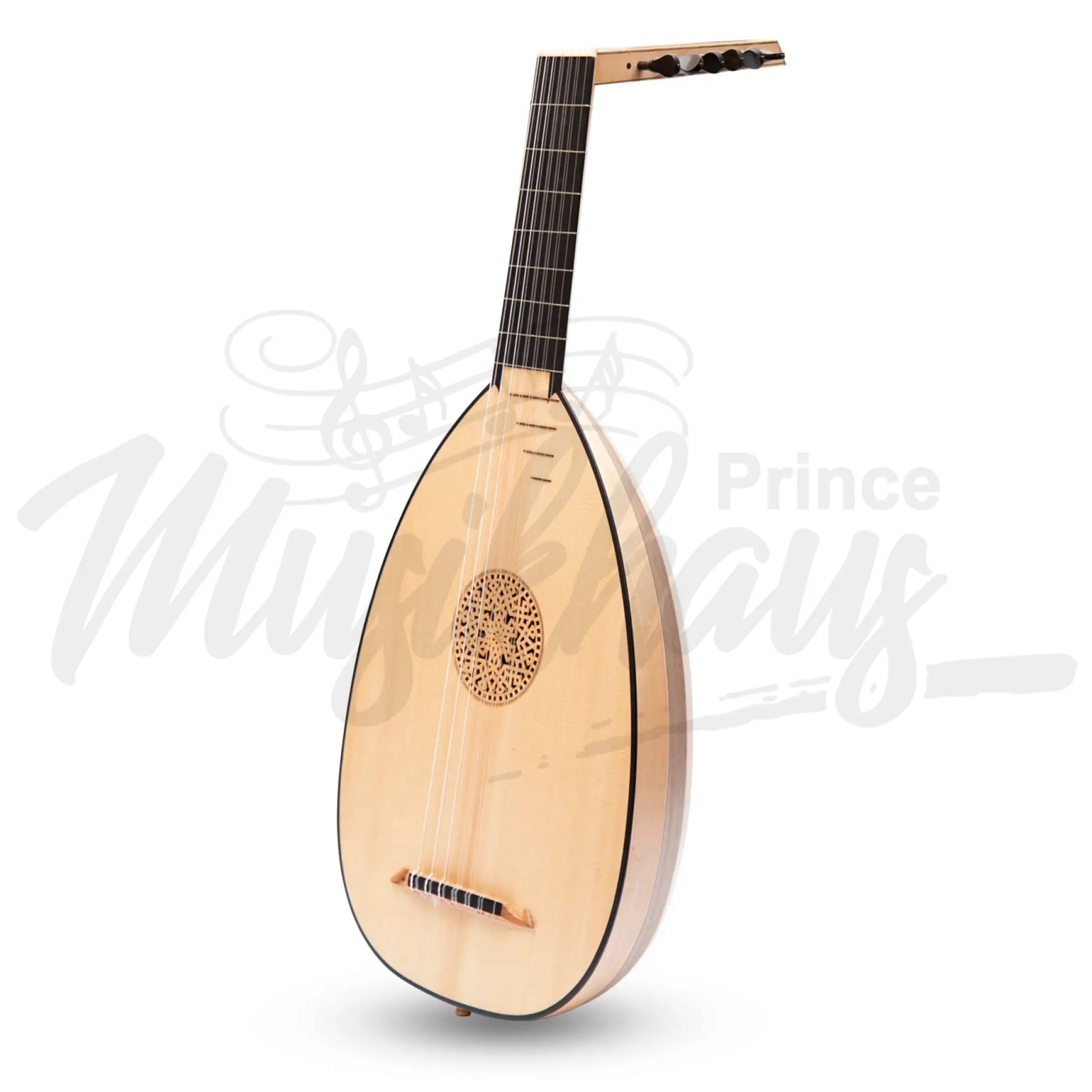 Muzikkon Renaissance Lute 7 Course Variegated Maple Walnut