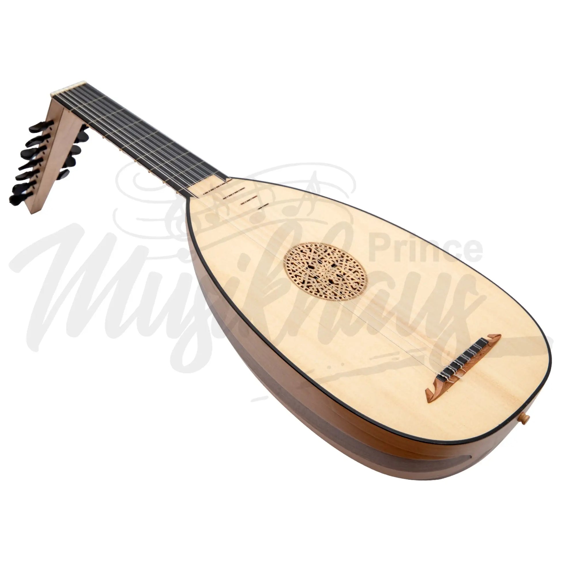 Muzikkon Renaissance Lute 7 Course Variegated Maple Walnut