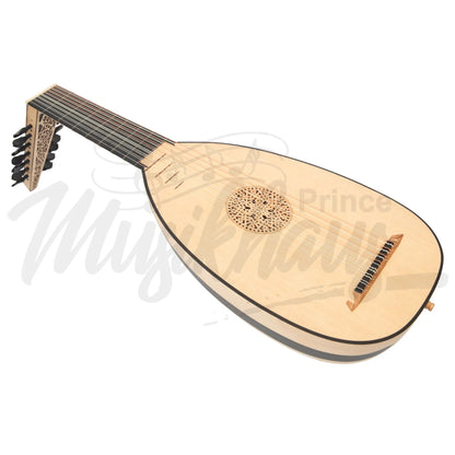 Muzikkon Renaissance Lute 8 Course Variegated Left Hand Maple Ebony