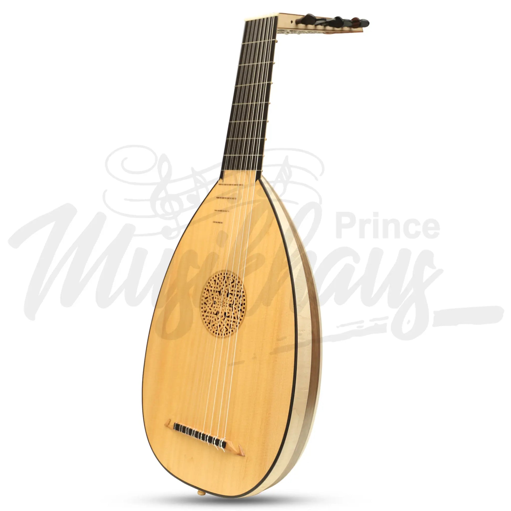 Muzikkon Renaissance Lute 8 Course Variegated Left Hand Maple Walnut