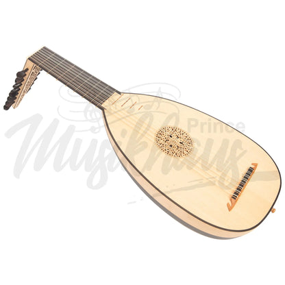 Muzikkon Renaissance Lute 8 Course Variegated Maple Ebony