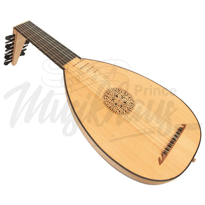 Muzikkon Renaissance Lute 8 Course Variegated Maple Padauk