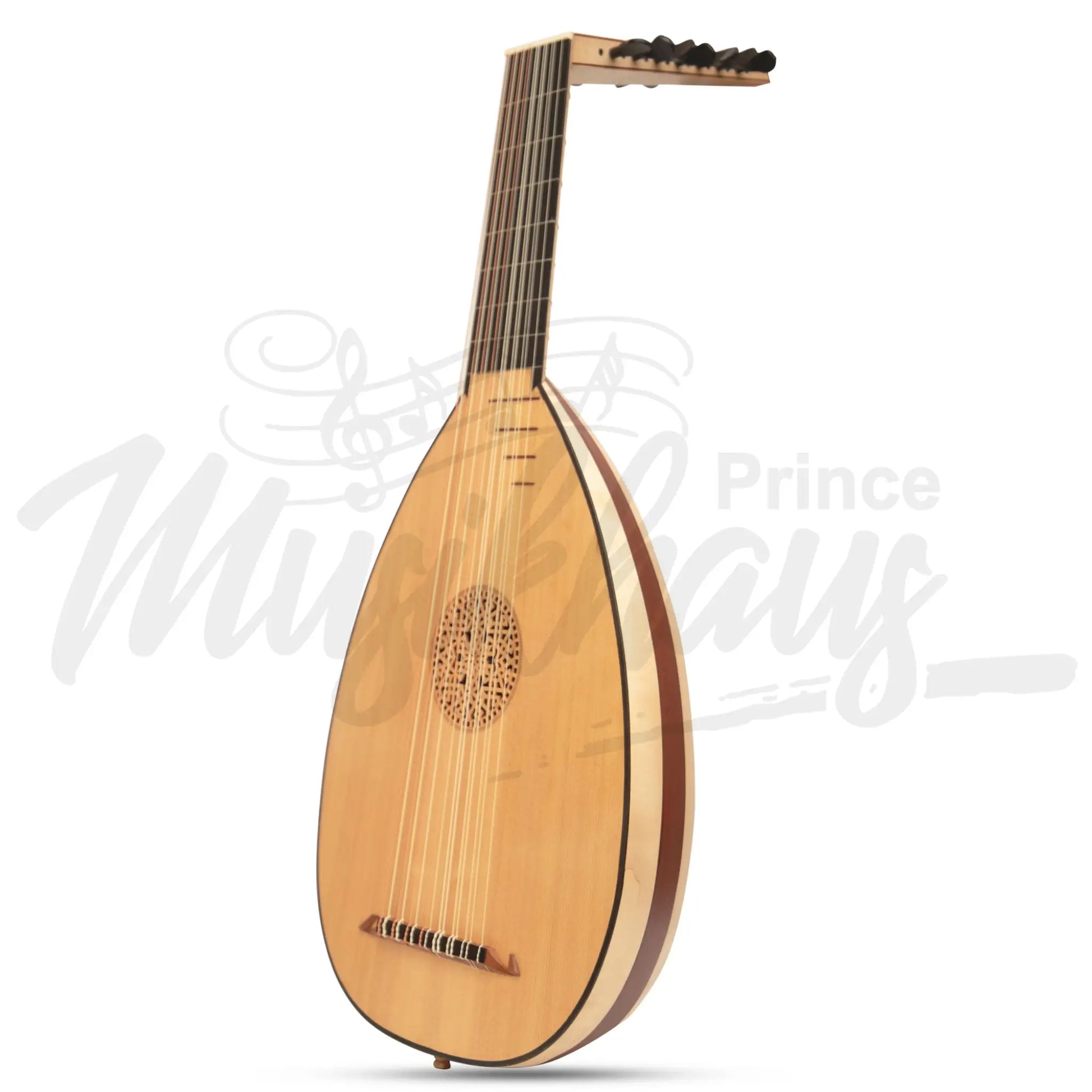 Muzikkon Renaissance Lute 8 Course Variegated Maple Padauk