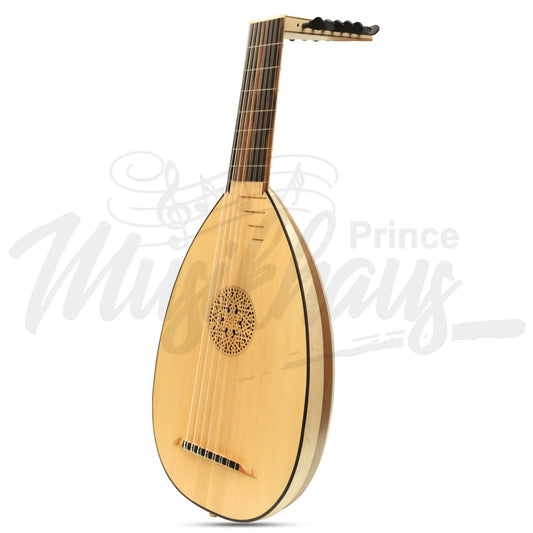 Muzikkon Renaissance Lute 8 Course Variegated Maple Walnut