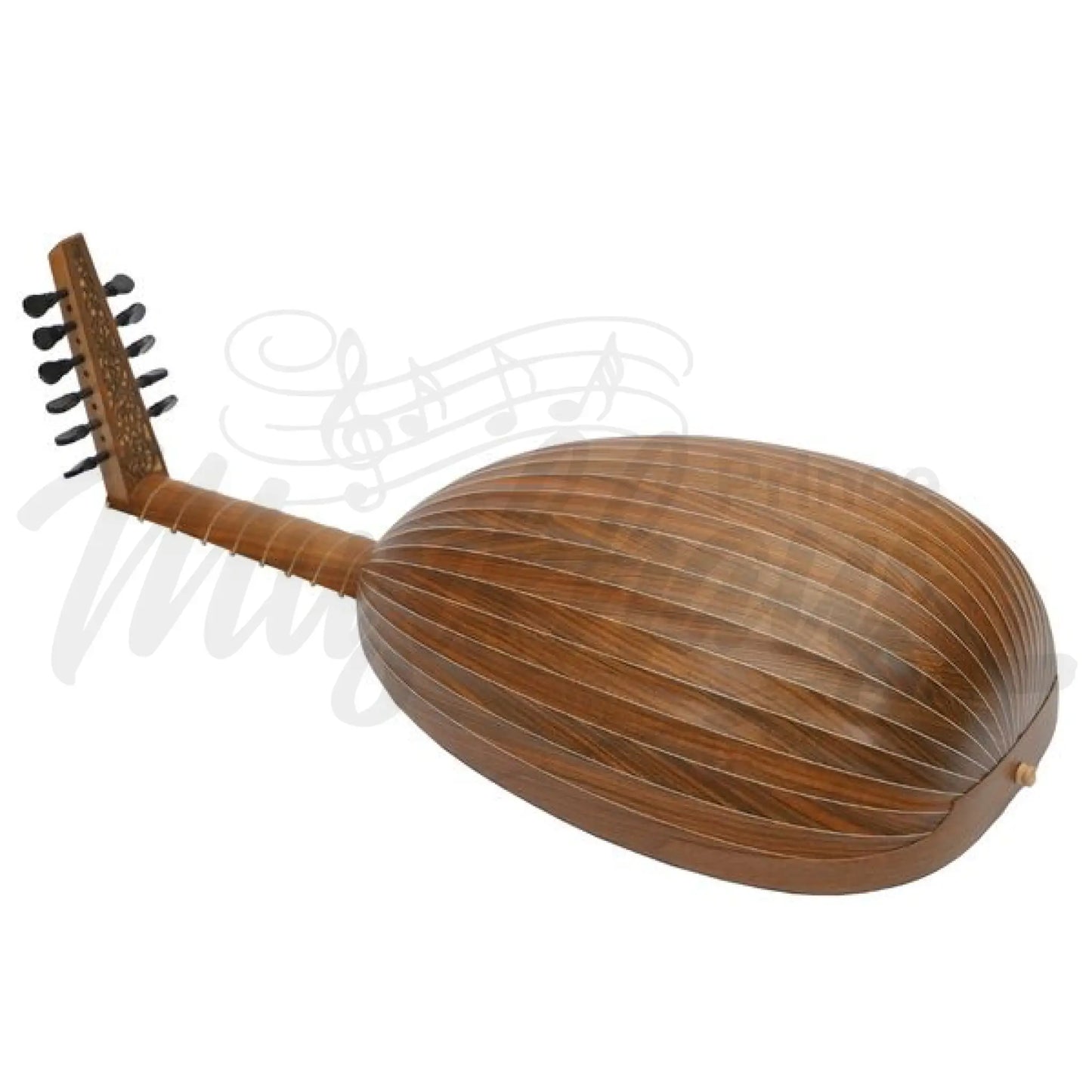 Muzikkon Renaissance Lute Deluxe 6 Course Left Hand Walnut