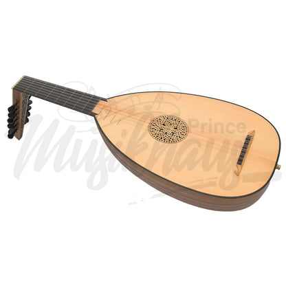 Muzikkon Renaissance Lute Deluxe 7 Course Left Hand Walnut