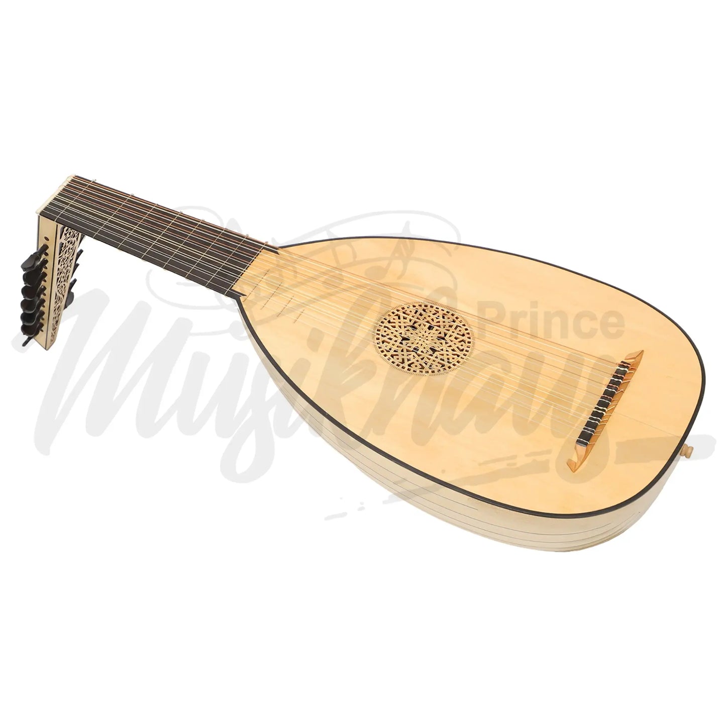 Muzikkon Renaissance Lute Deluxe Left 8 Course Maple