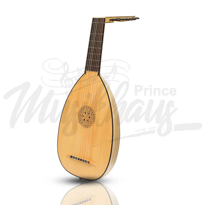 Muzikkon Renaissance Lute Deluxe Left 8 Course Maple