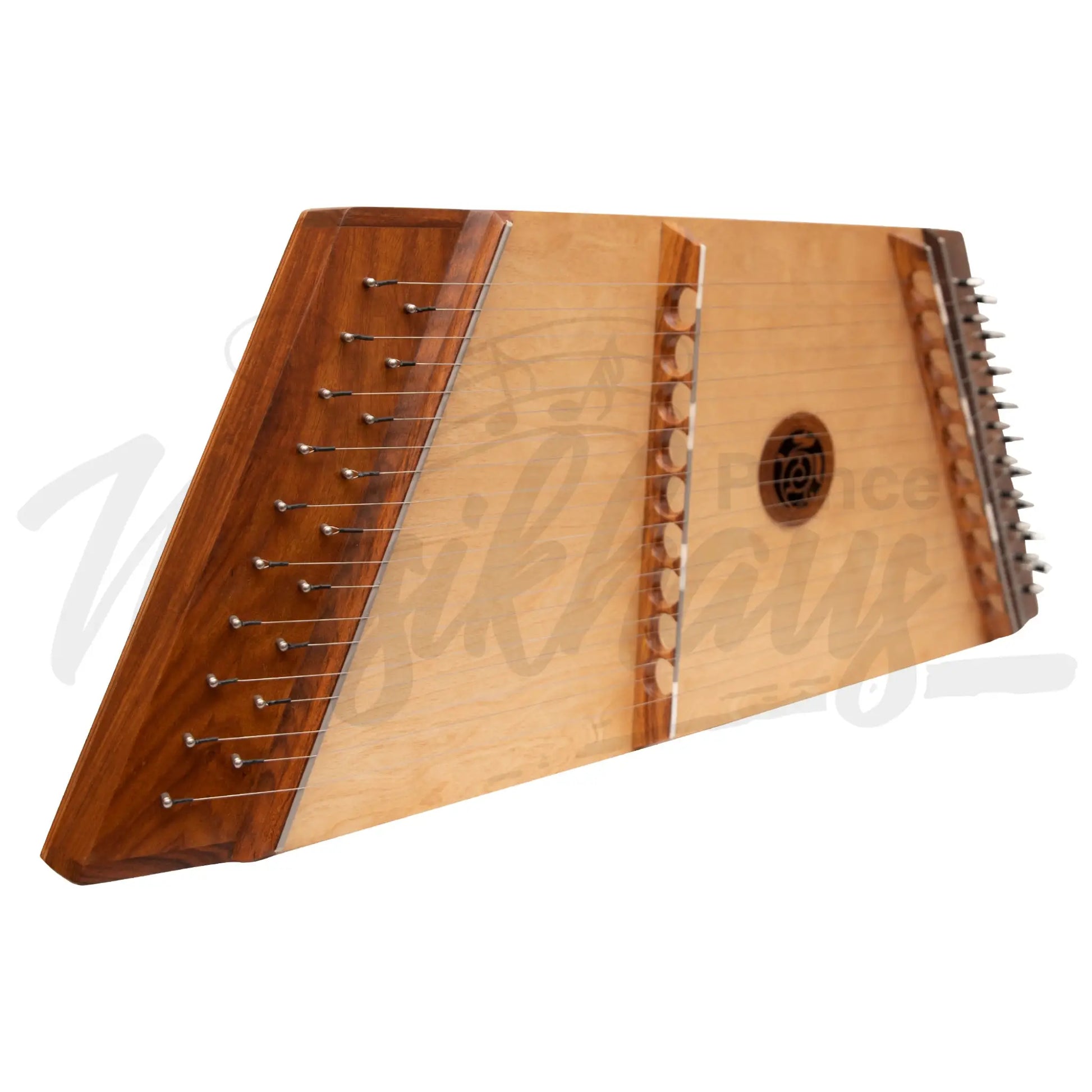 Muzikkon Single Strung 10/9 Hammered Dulcimer Rosewood With Hammers